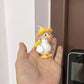 Handmade DIY "Back-to-School Duck" Keychain — Crochet Kit (Yarn & Materials) — Knitted Doll Gift
