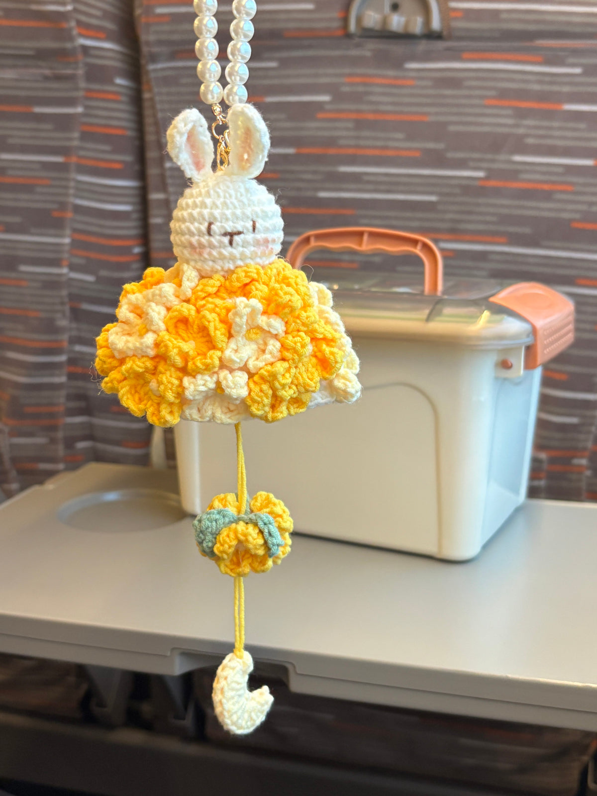 DIY Laurel Rabbit Wind Chime Pendant Crochet Kit