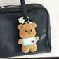 DIY Bear Doll Keychain Crochet Kit - Couple Pendant - Custom Gift
