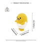 Funny Lazy Egg Crochet Plush - Grumpy Amigurumi Chick Desk Buddy Gift