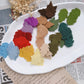 Colorful Basic Pure Wool Felt Fabric Leaves