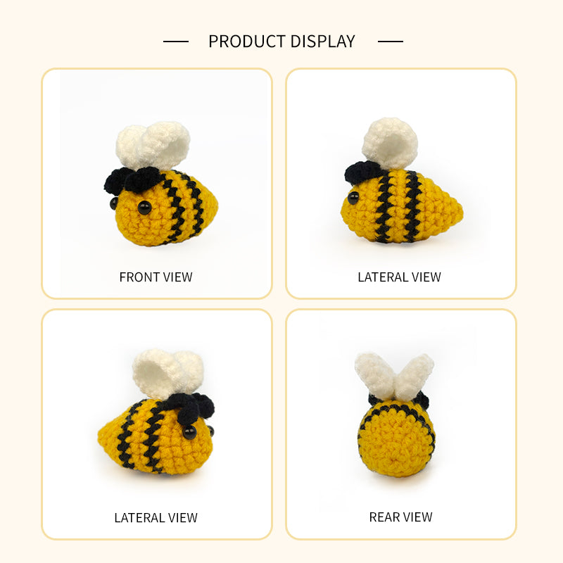 Crochet Bee Plush Toy