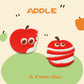 Cartoon Red Apple Embroidery Patch