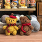 Handmade New Year's gifts,cute bear and rabbit keychains, bag charms, crochet dolls, yarn DIY material kit