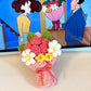 Hiroshi's Bouquet Material Kit for Misae,DIY Crocheted Wool Gifts, Backpack Ornaments, Keychains