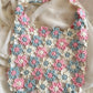 DIY crocheted bag kit with yarn, flower knitting, shoulder bag