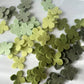 Wool Felt Hydrangea & Green Leaf Craft Set