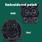 Black Shape Embroidery