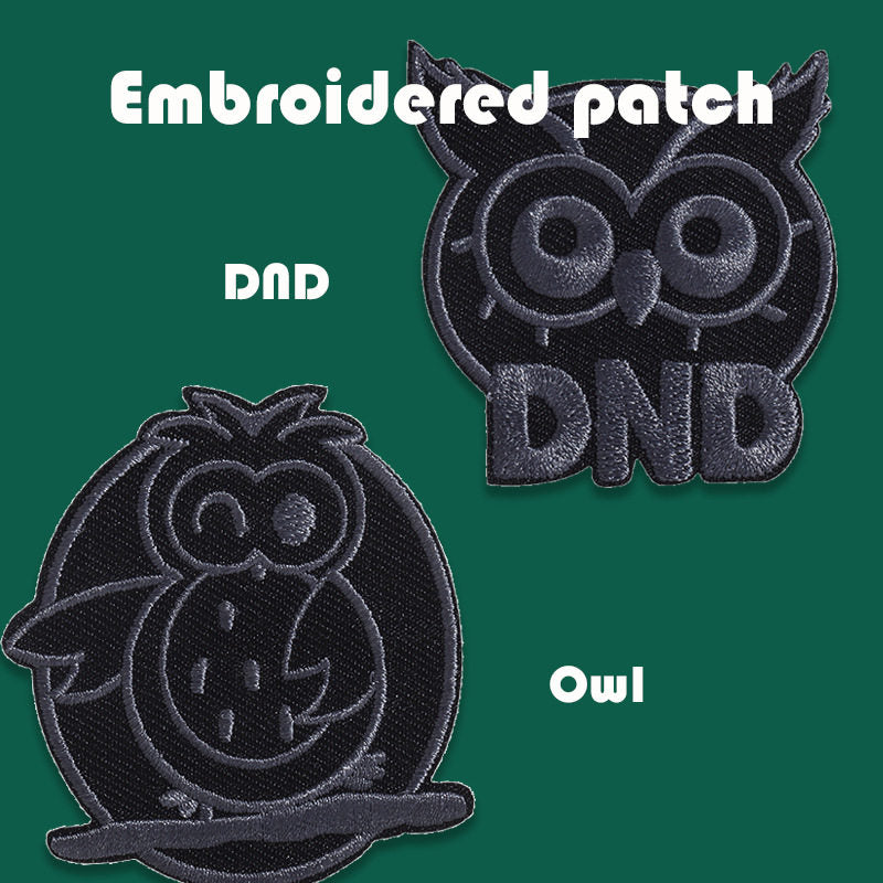 Black Shape Embroidery