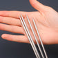 Stainless Steel Straight Knitting Needles (Knitting Tools)