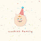 Plush Cookie Embroidery Patch