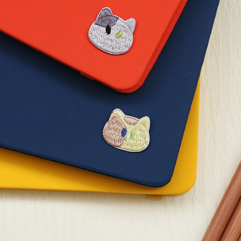 Cute Little Kitten Head Embroidery Patch