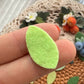 Small Pointed Pure Wool Felt Leaves