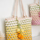 Large Gradient Tulip Handbag DIY Crochet Kit Gift