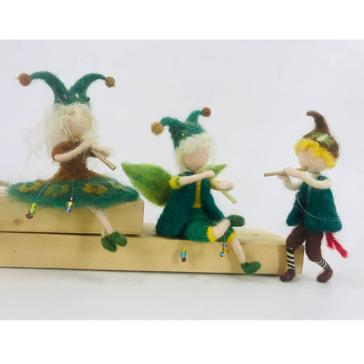 Boy with Flute Needle Felting Kit