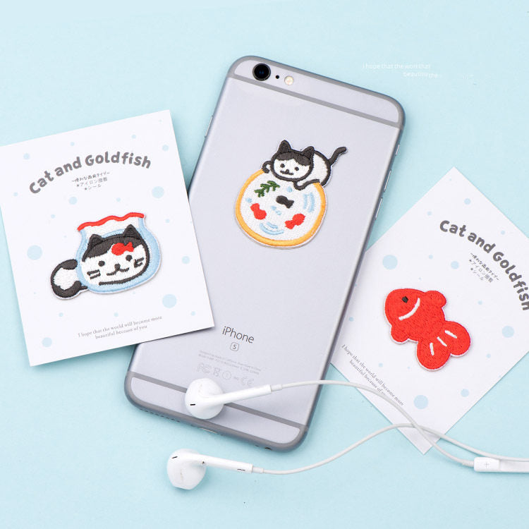 Cute Cat Embroidery Patch