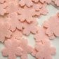 Light Pink Cherry Blossom Felt Pieces for DIY Crafts