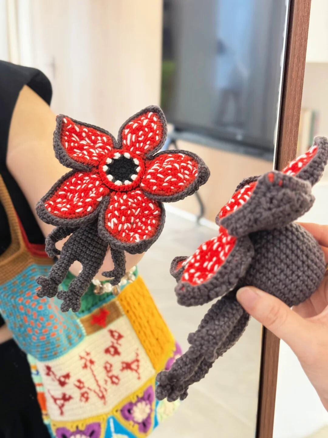Dada Carnivorous Flower Yarn DIY Crochet Kit - Ornaments, Handmade Gifts, Time-Killing and Entertainment