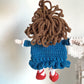 Ugly-cute DIY car key pouch kit, handmade yarn, crochet, cute pendant gift