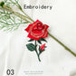 Floral Embroidery Patch