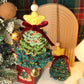 DIY Christmas tree and car ornament crocheting kit, handmade Christmas decorations and gifts