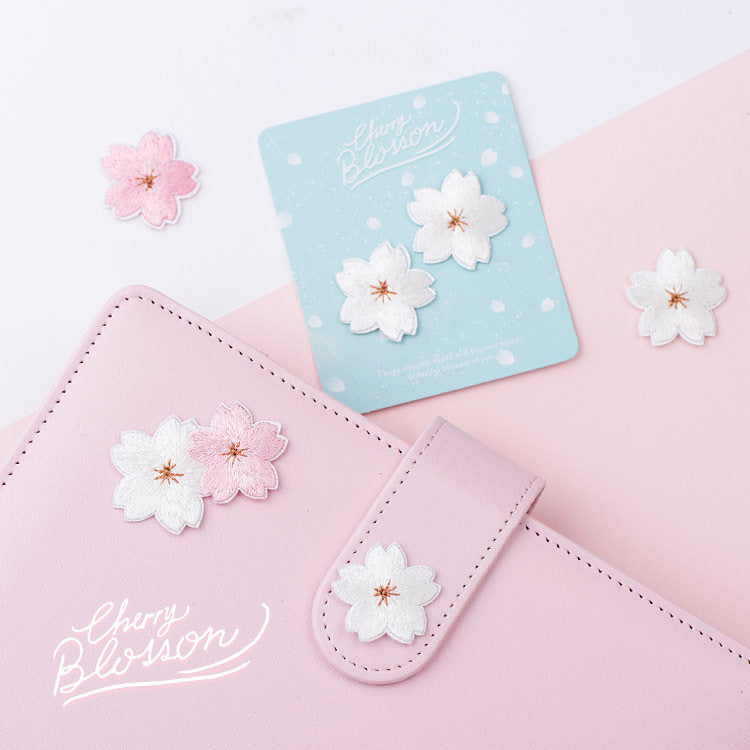 Exquisite Floral Embroidered Self-Adhesive Fabric Patch