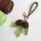 Hand-Knitted Wool Pinecone Pendant — DIY Crochet Material Kit