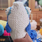 Cute handmade salted fish stick crochet kit, DIY crocheting gift, yarn hand-knitting.