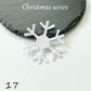 Christmas Snowflake Embroidered Patch