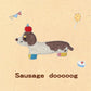 Soft & Cute Dachshund Embroidery Patch