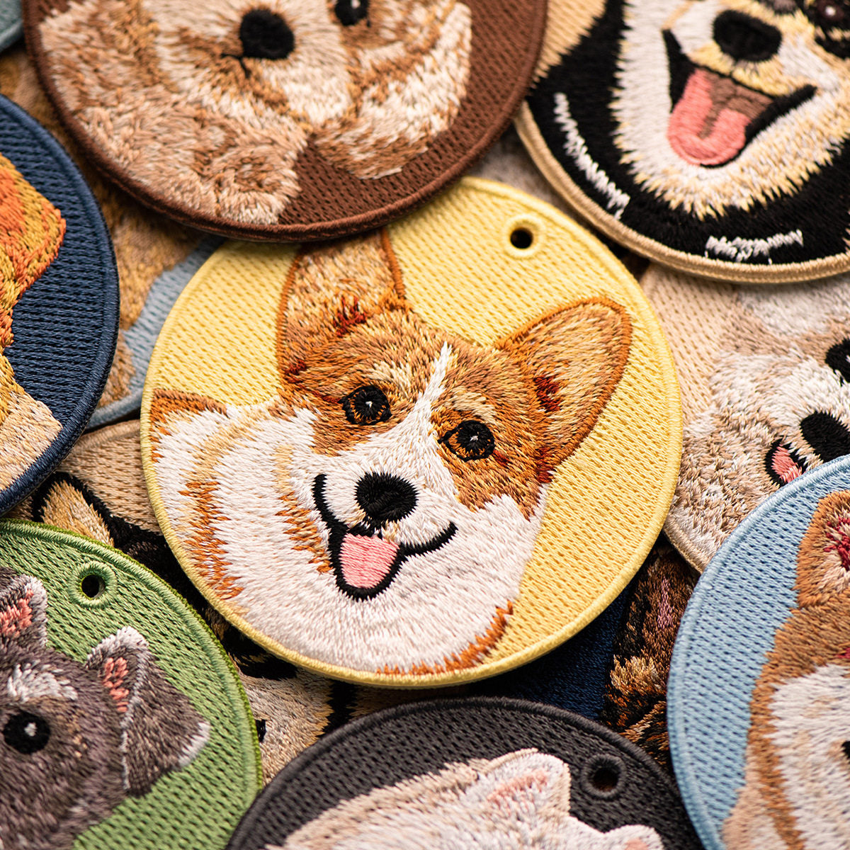 Exquisite Animal Embroidery Hanging Charm