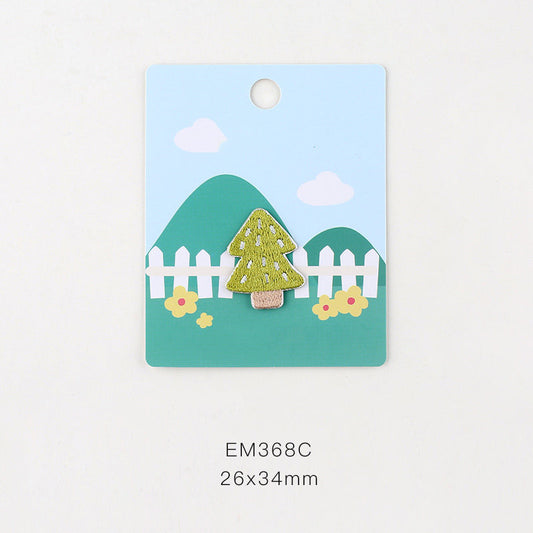 Three Little Flowers Embroidery Patch
