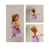 Purple Fairy Doll Needle Felting Kit