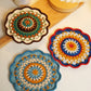 DIY Mandala Insulated Coaster Crochet Kit for Beginners - Finished Placemat