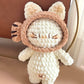 DIY Taiyaki Kitten Material Kit, Handmade Ornament, Sofa Decoration, Children's Hug Doll Gift
