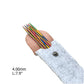 Handcrafted Multicolored Wooden Knitting Needles