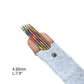 Handcrafted Multicolored Wooden Knitting Needles