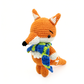 Handmade Crochet Fox Plush - Cute Amigurumi Woodland Nursery Decor