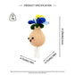 Handmade Crochet Flower Bulb Plush - Kawaii Amigurumi Spring Plant Decor