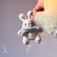Handmade New Year's gifts,cute bear and rabbit keychains, bag charms, crochet dolls, yarn DIY material kit