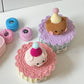 Piggy and Bear Desktop Organizer - DIY Craft Kit with Crochet and Knitting Materials.
