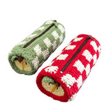 DIY Apple Pencil Box Storage Bag Homemade Gift Yarn Material Kit