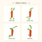 Funny Crochet Carrot Plush Toy - Quirky Amigurumi Root Vegetable Monster