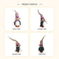 Handmade Crochet Penguin Plush - Cute Amigurumi Holiday Winter Decor