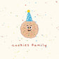 Plush Cookie Embroidery Patch