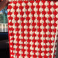 Star-Patterned Scarf DIY Crochet Kit — Hand-Knitting Materials with Chunky Yarn