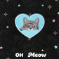 Cartoon Cat Badge Embroidery Patch