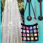 Granny Square Hand-Knitted Bag — Crochet DIY Kit | Wool Knit Camellia Shoulder Bag | Handmade Gift