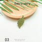 Fresh and Delicate Leaf Embroidery