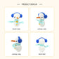 Handmade Crochet Snowman Plush - Cute Amigurumi Christmas Holiday Gift